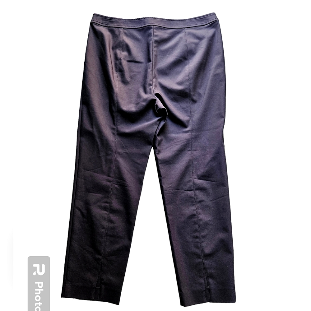 St. John Caviar Straight Leg Trousers size 14 - Picture 2 of 6